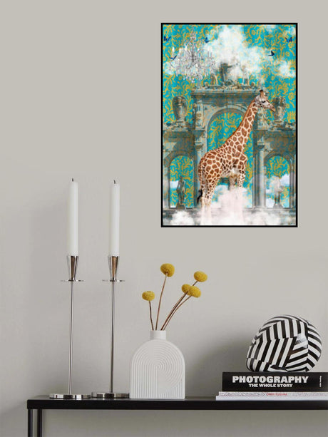 Giraffe Adventures Poster och Canvastavla