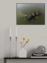 Fishing in haor Poster och Canvastavla