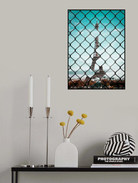 Slice Eiffel Tower Paris Poster och Canvastavla