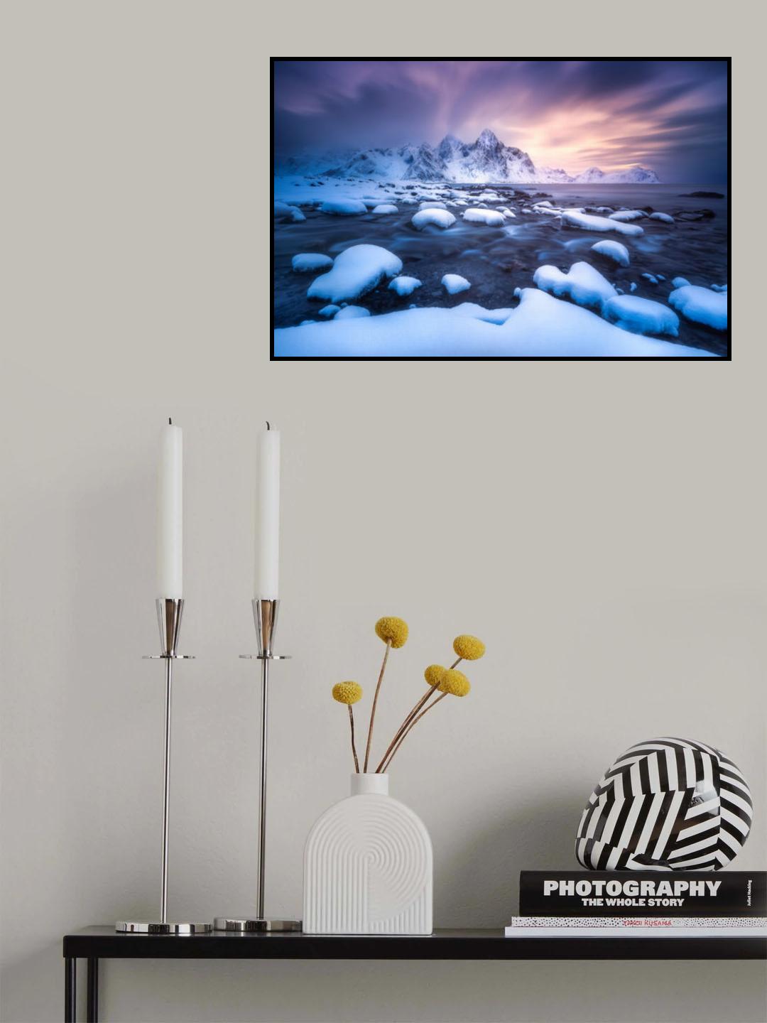 Purple East Poster och Canvastavla