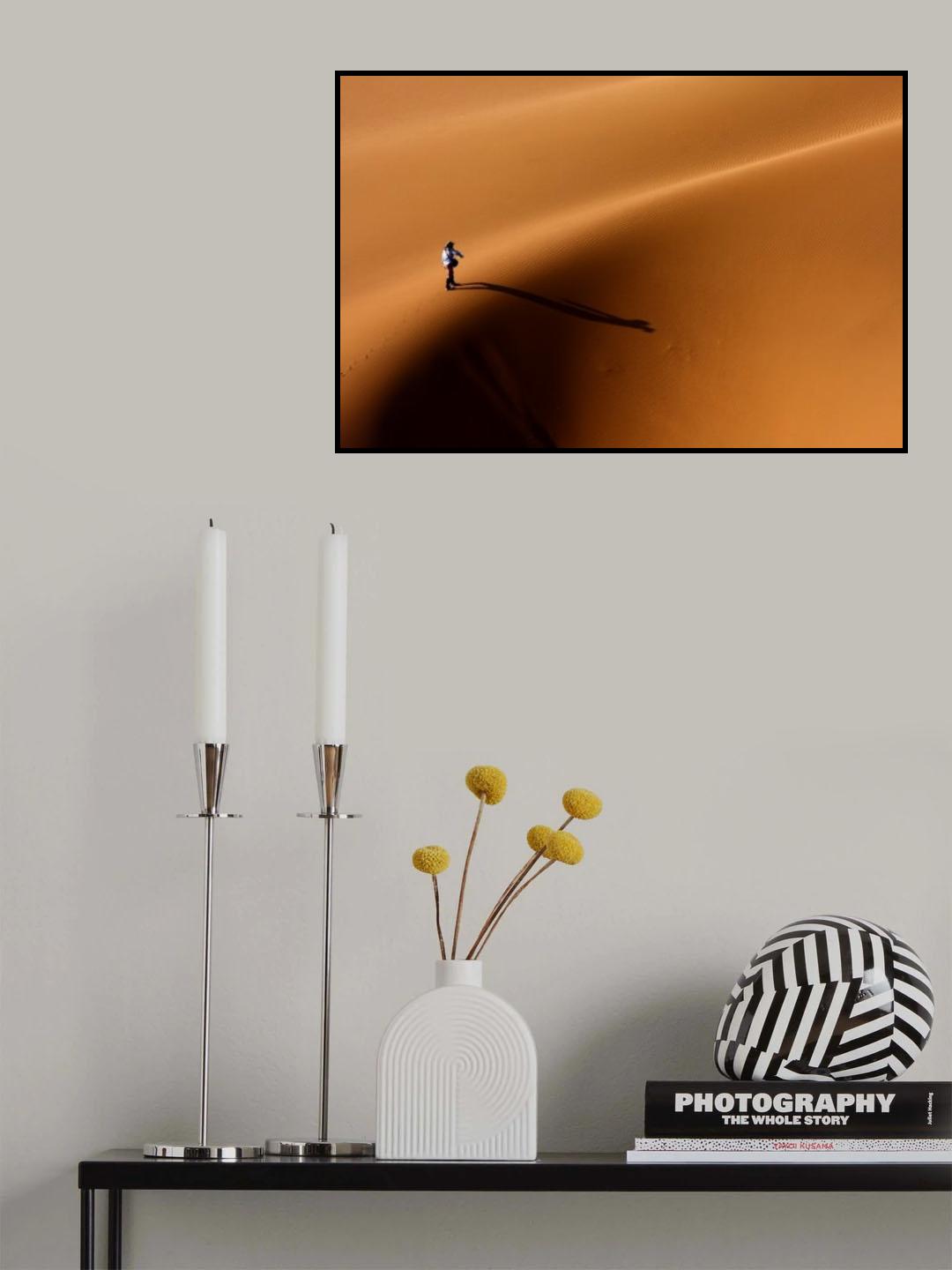 The golden light and long shadows Poster och Canvastavla