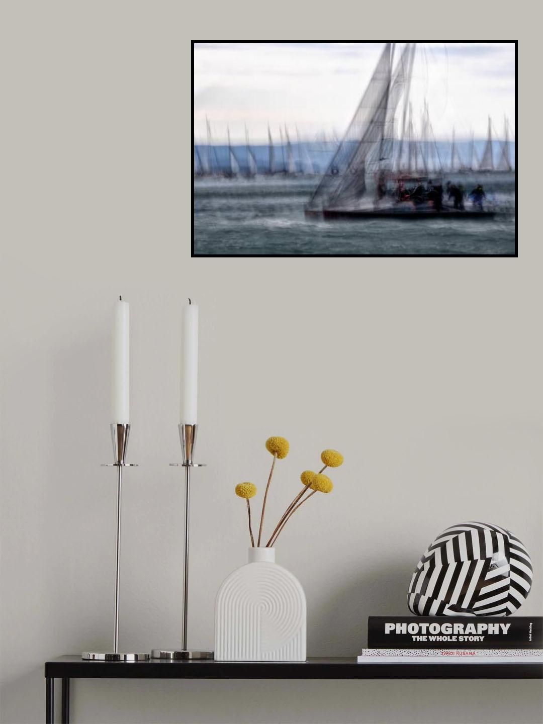 with the wind Poster och Canvastavla