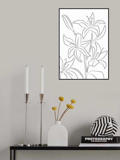 Lillies No 02 Poster och Canvastavla