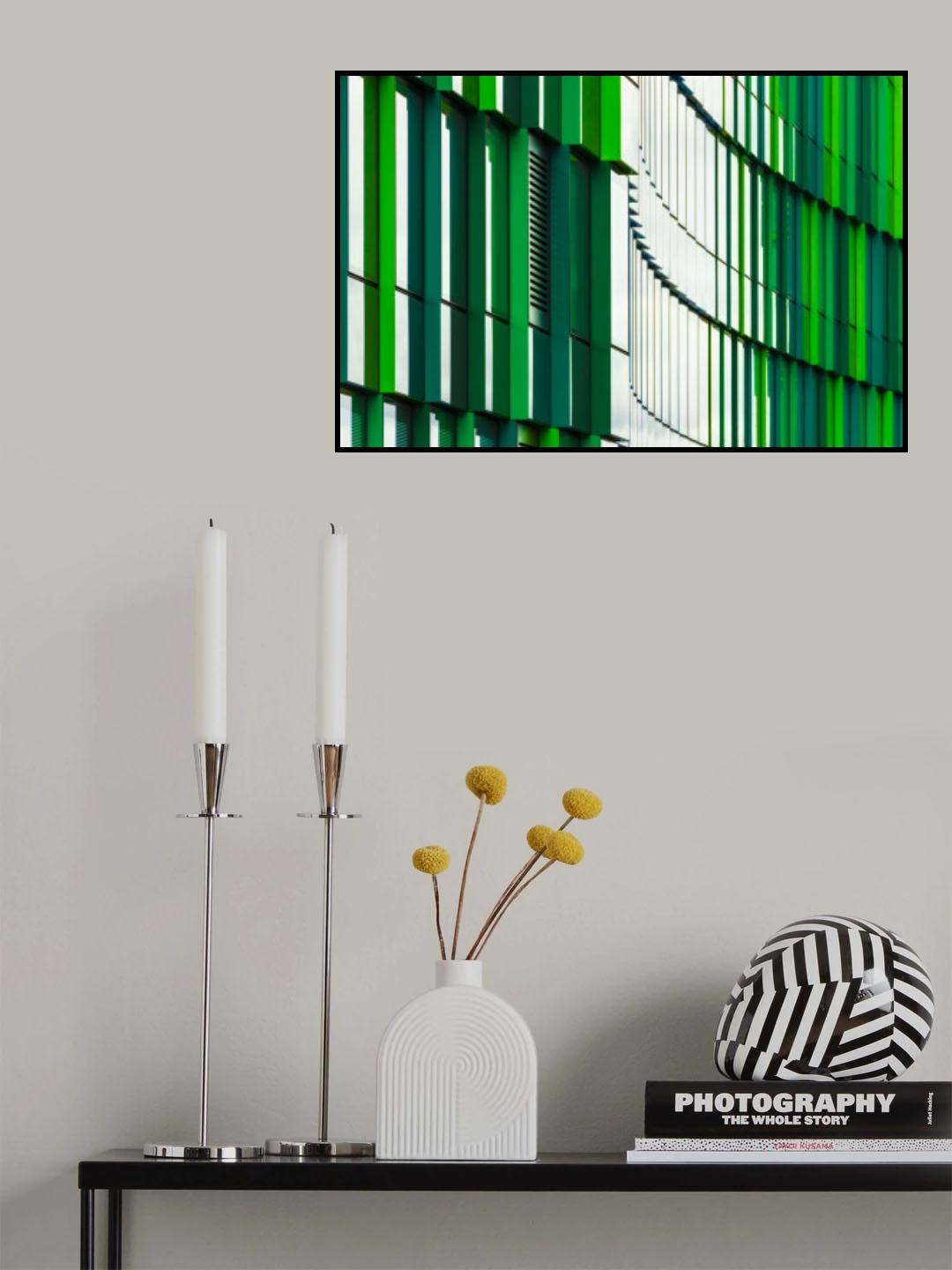 green wave Poster och Canvastavla