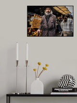 On a market Poster och Canvastavla