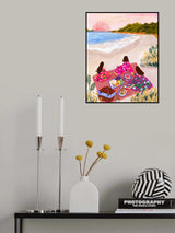 Beach Picnic Poster och Canvastavla