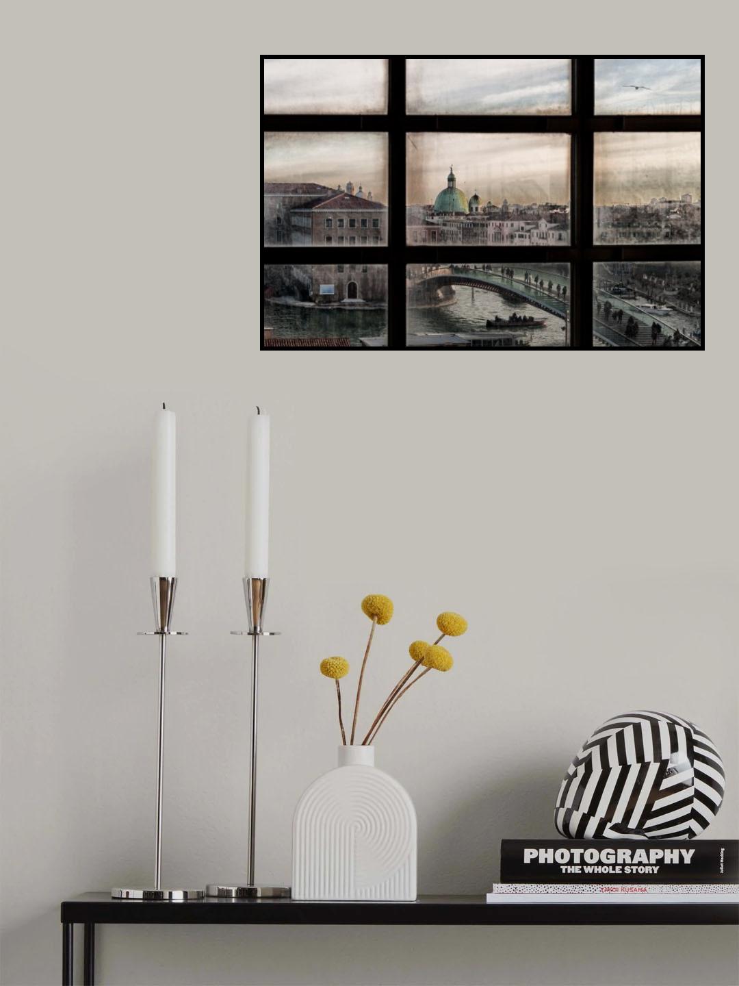 Venice Window Poster och Canvastavla