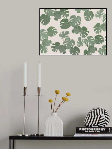 Monstera Leaves Poster och Canvastavla