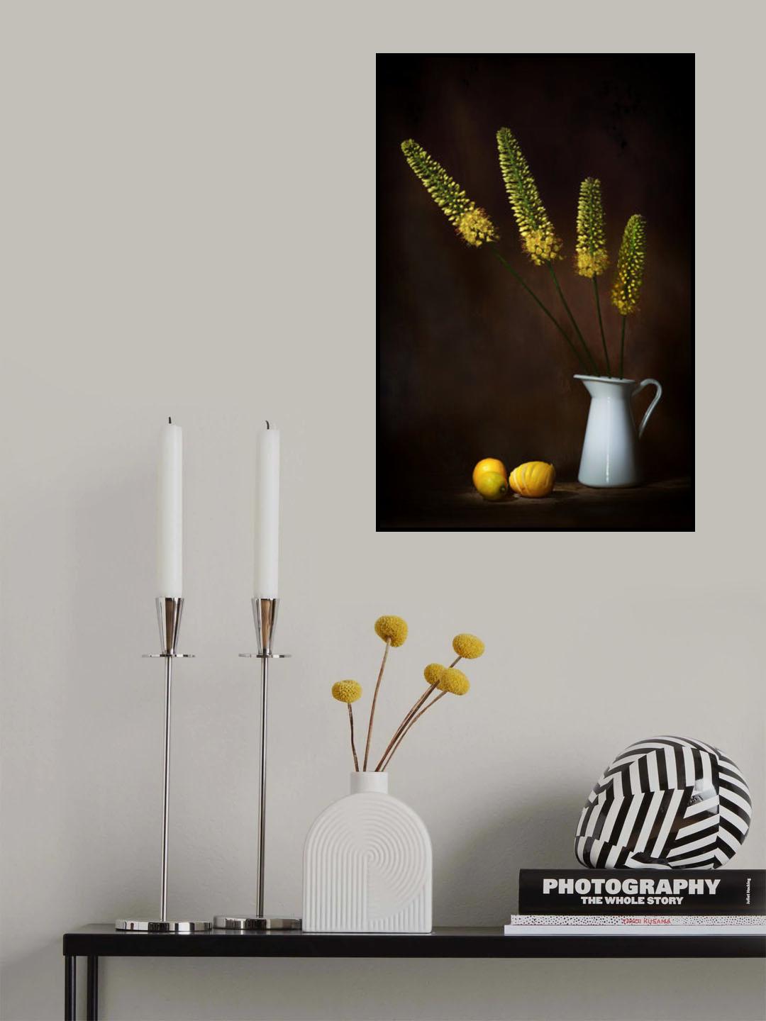 Gradients in yellow Poster och Canvastavla