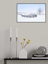 Winter farm Poster och Canvastavla