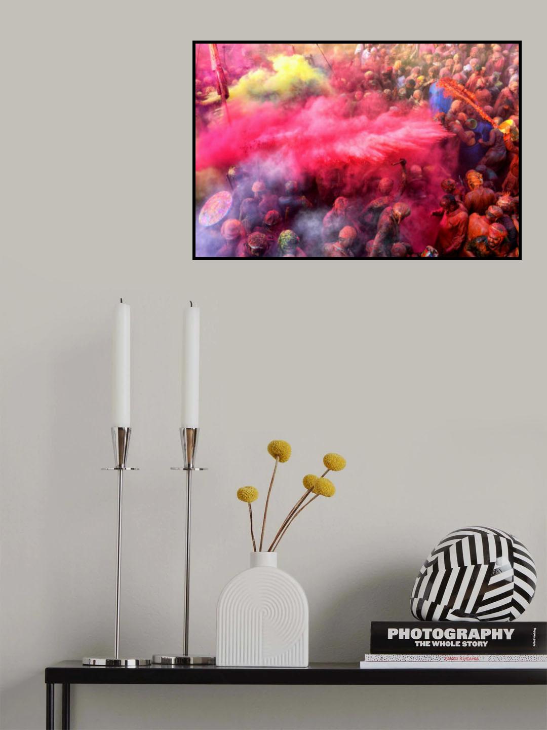 Playing with Red Poster och Canvastavla