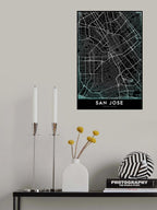 SAN JOSE Poster och Canvastavla