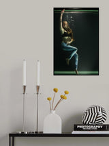 underwater artistic portrait shooting Poster och Canvastavla