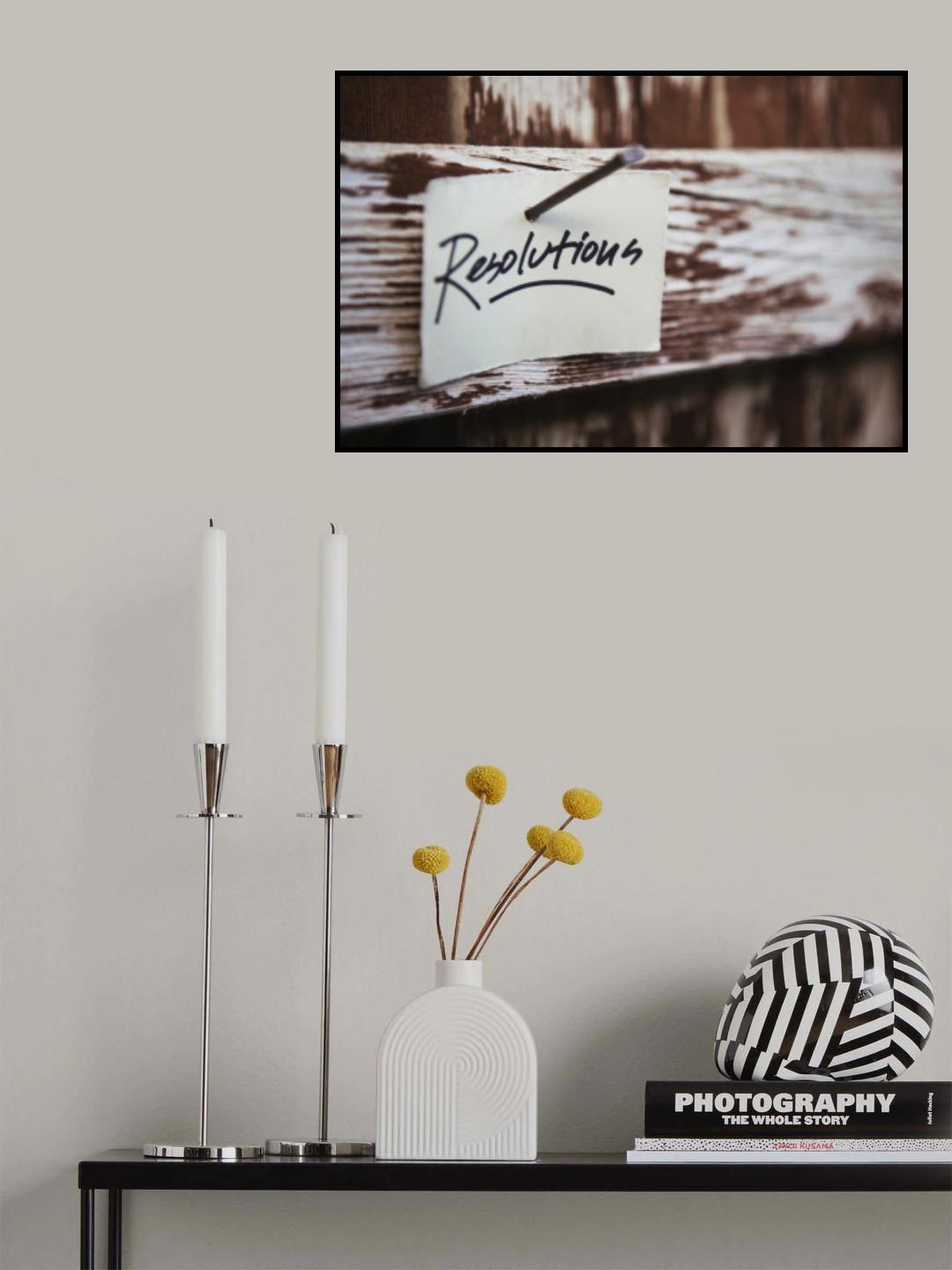 Resolutions Poster och Canvastavla