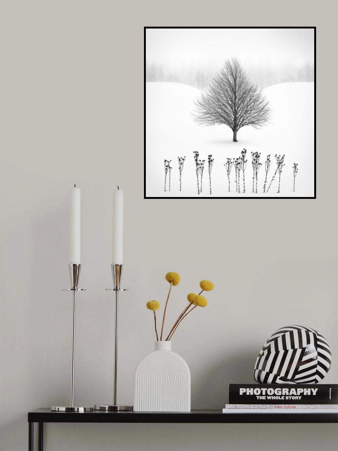 White Poster och Canvastavla