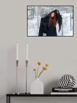 snow girl Poster och Canvastavla