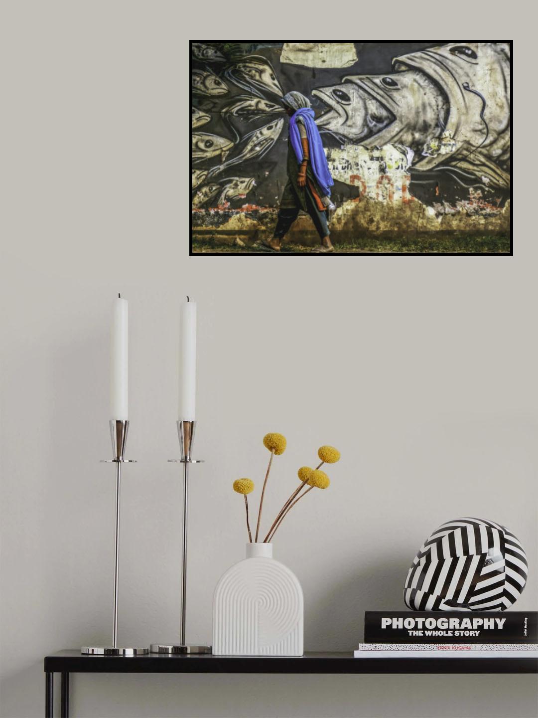 Life in Painting Traps Poster och Canvastavla