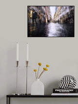 Old town after the rain Poster och Canvastavla