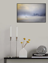 Foggy lake Poster och Canvastavla
