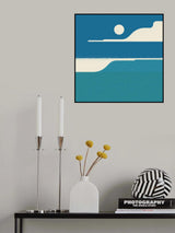 Ocean Waves Poster och Canvastavla
