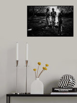 Ritual of fire-II (Jaramaja, Espiritu Santo island, Vanuatu) Poster och Canvastavla