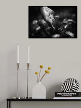 If we light up we can scare away the dark.. Poster och Canvastavla