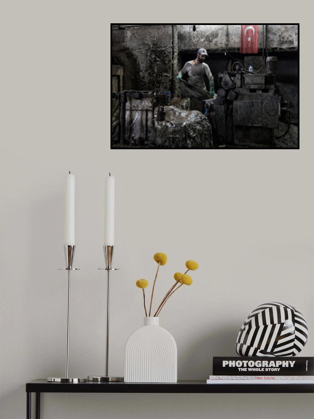 leather factory Poster och Canvastavla