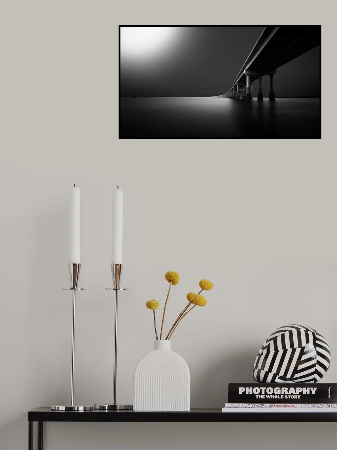 Jinzhou baisha bay bridge Poster och Canvastavla