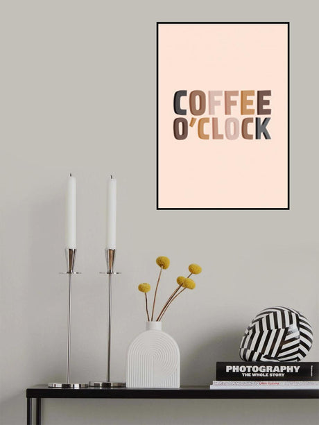 Coffee O'Clock Poster och Canvastavla