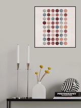 Watercolor Dots Poster och Canvastavla