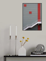 industrial red Poster och Canvastavla