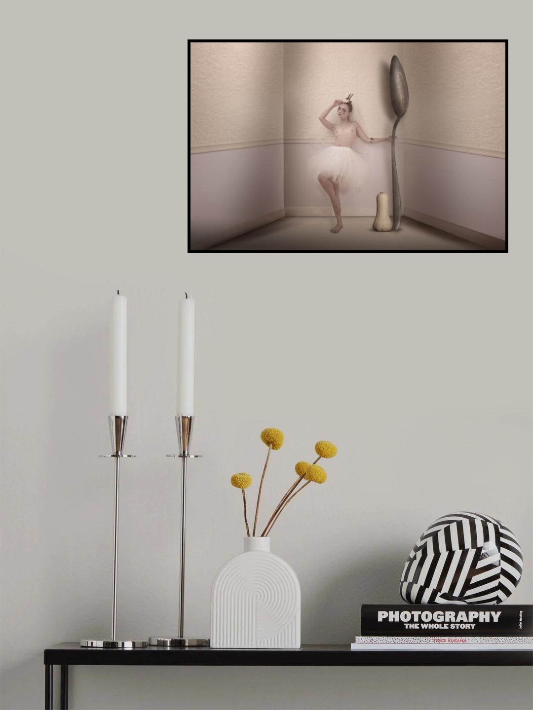 The white deer Poster och Canvastavla