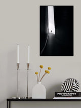 Walking to te light Poster och Canvastavla