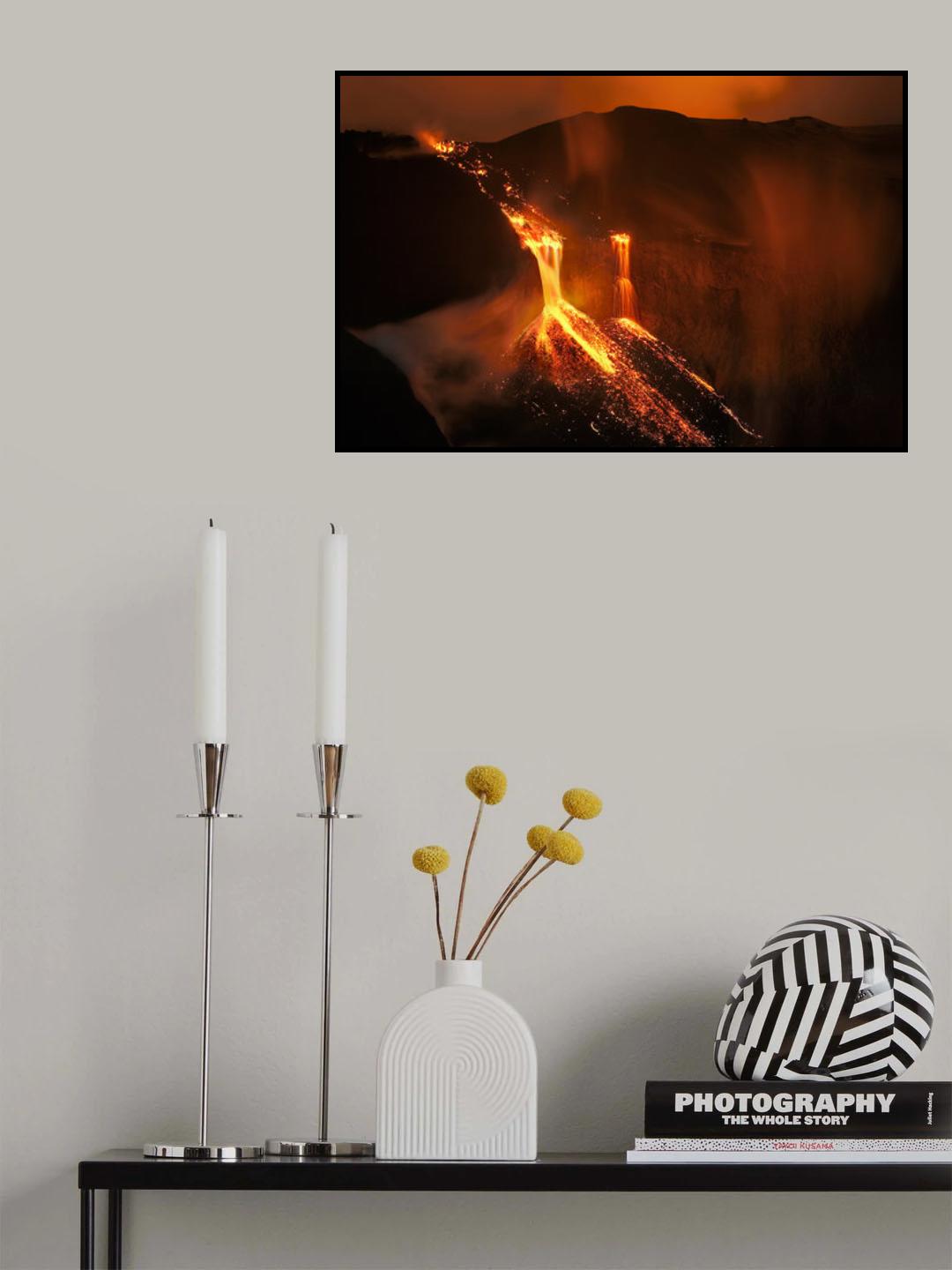 Lava Stream Poster och Canvastavla