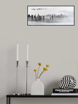 Foggy Forest Poster och Canvastavla