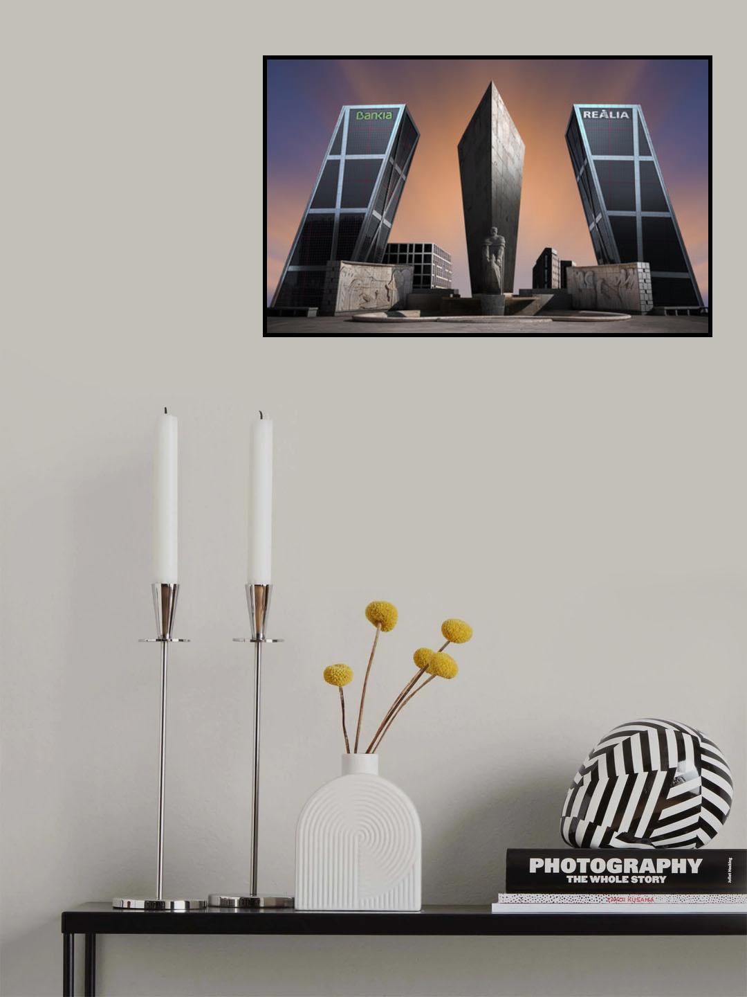Between the Towers Poster och Canvastavla