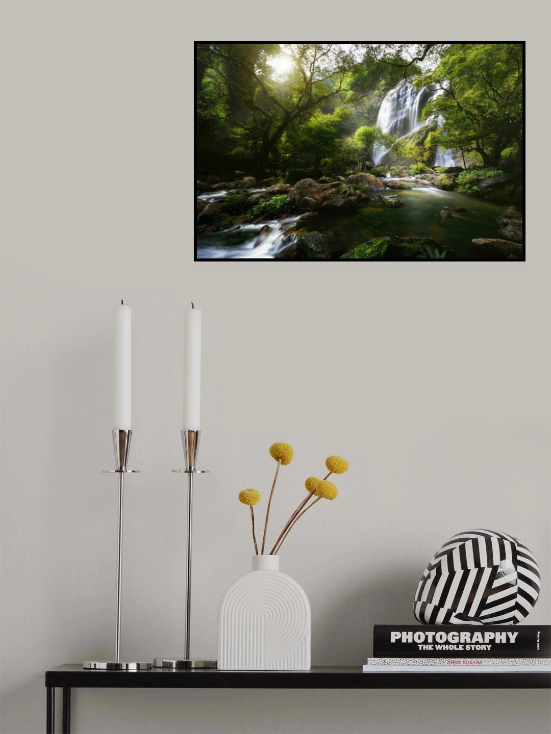 Mountain stream Poster och Canvastavla