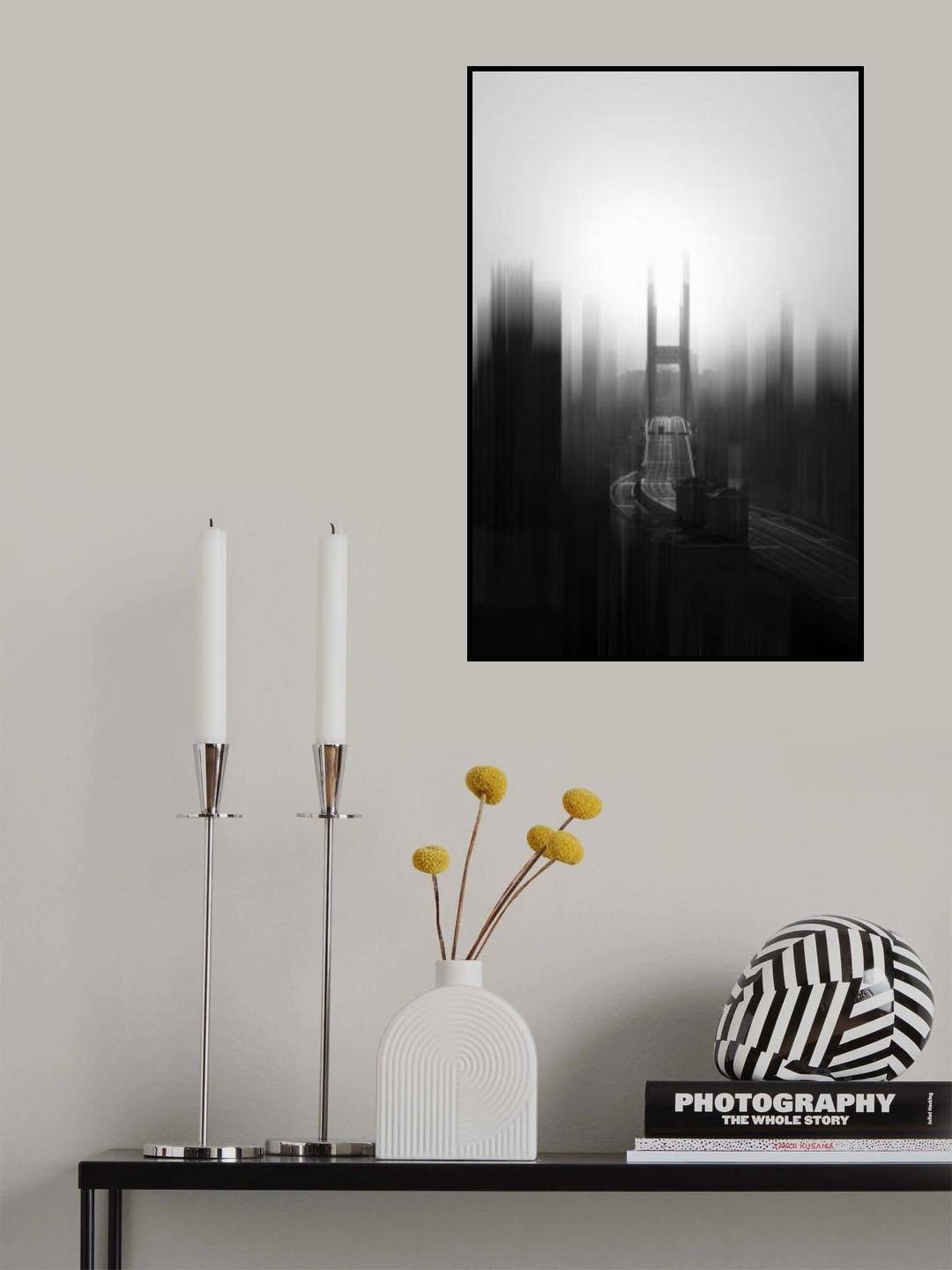 Vertical City Poster och Canvastavla