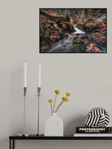 Autumn Cascade Poster och Canvastavla