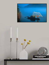 A fisherman in the morning Poster och Canvastavla