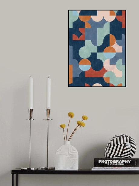 3x4 Aspectratiobluerust31 Poster och Canvastavla