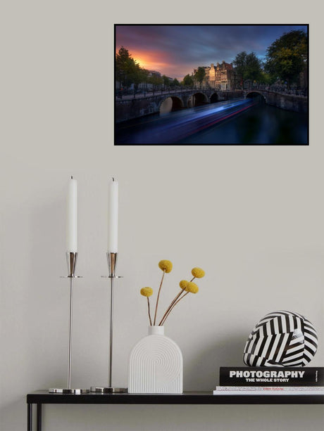 Amsterdam Sunset Poster och Canvastavla
