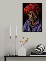 indian man from jaipur Poster och Canvastavla
