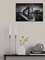 The Shard in Geometry Poster och Canvastavla