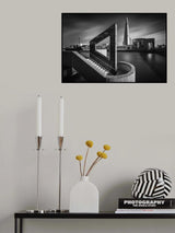 The Shard in Geometry Poster och Canvastavla