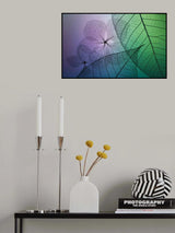Patchwork of Flowers and Leafs Poster och Canvastavla