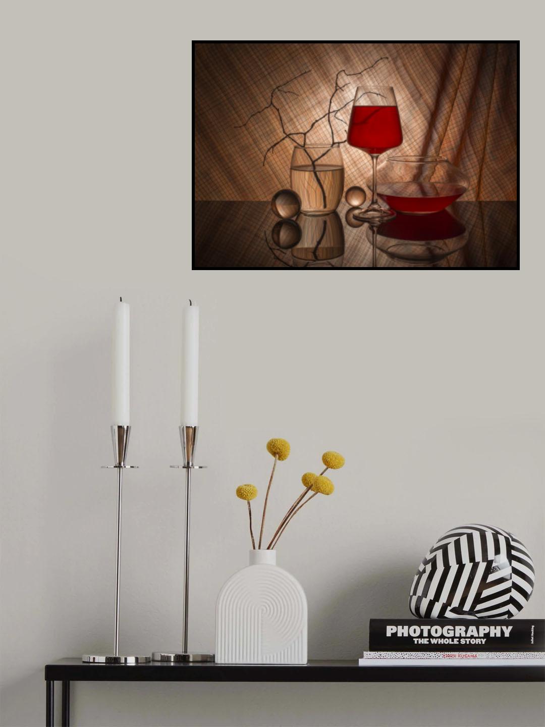 From the series "Experiments with glass" Poster och Canvastavla