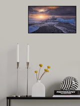 Dramatic sky in the beach 7R7515 Poster och Canvastavla