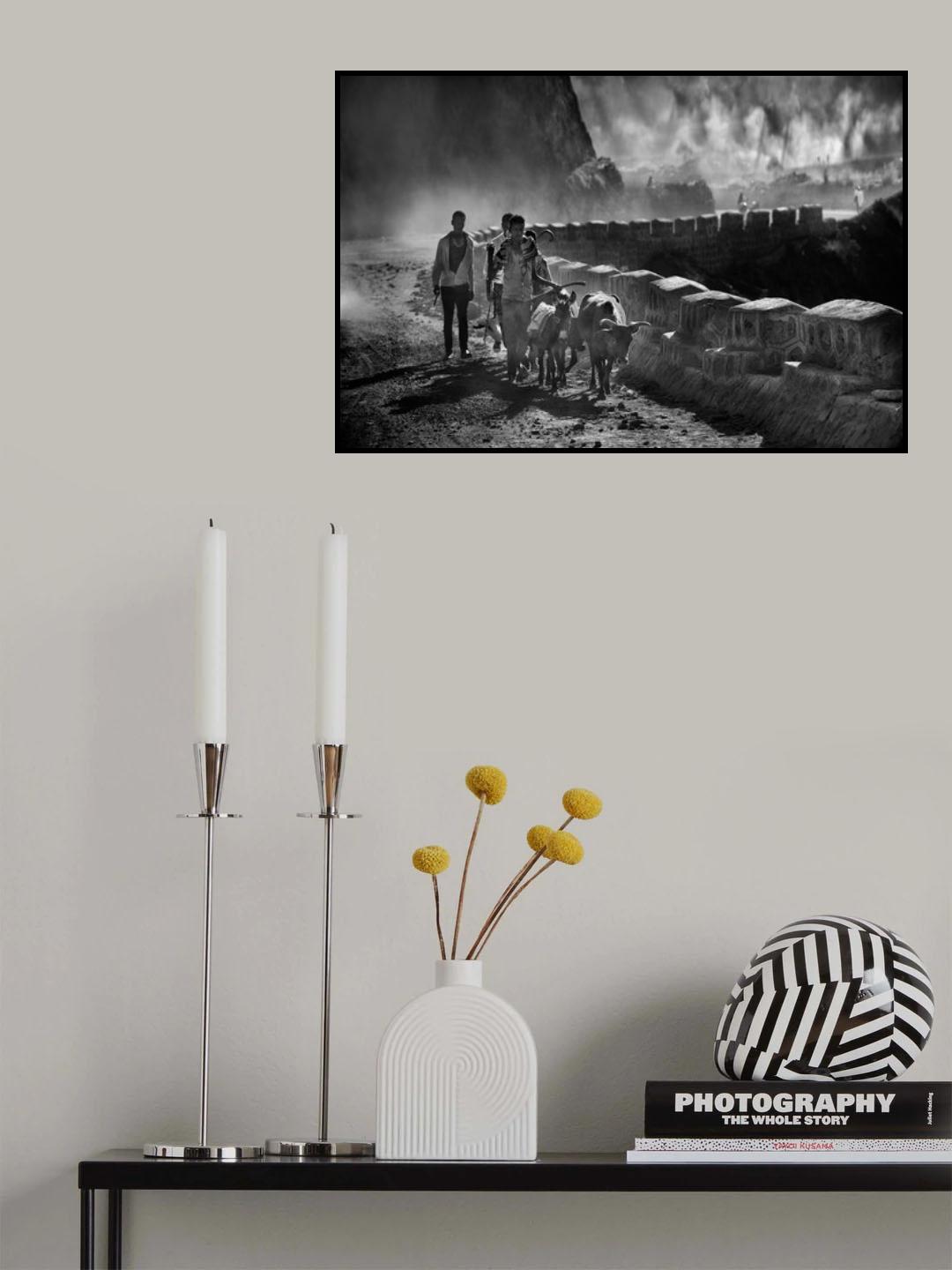 Dust, people and animals Poster och Canvastavla