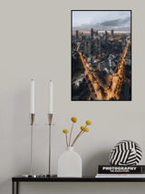 Wuhan skyline (New york style) Poster och Canvastavla
